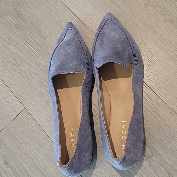 M. Gemi Shoes - M.GEMI The Stellato Sacchetto women's suede shoes size 39 color Clay (grey)